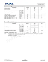 ZXMP6A18DN8TA Datasheet Page 2