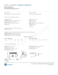 108LMU100M2CD Datasheet Copertura