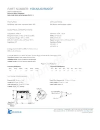 159LMU025M2DF Datasheet Copertura