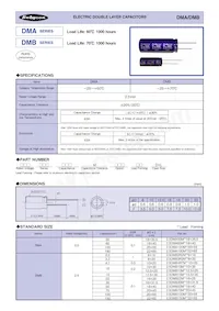2.5DMA190M22X65 Datasheet Cover