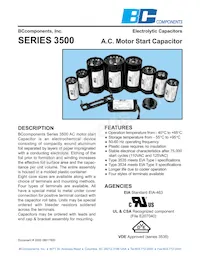 3535B4A0072A250A1 Datasheet Cover