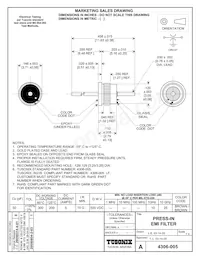 4306-005LF 데이터 시트 표지