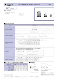50SEV0.1M4X5.5 Datasheet Cover