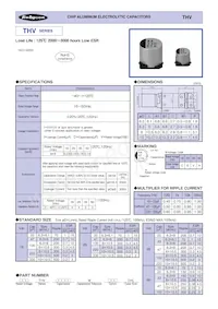 50THV220M12.5X13.5 Datasheet Cover