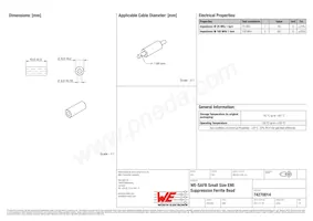 74270014 Datasheet Copertura