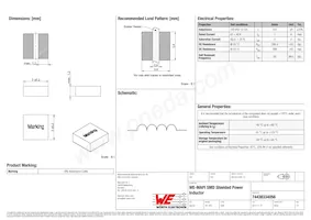 74438334056 Datasheet Cover