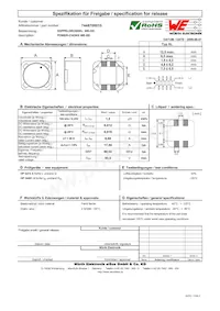 7448700015 Datasheet Cover