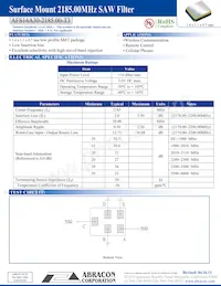 AFS14A30-2185.00-T3 Datasheet Cover