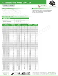 AISC-1210H-681K-T Datasheet Cover