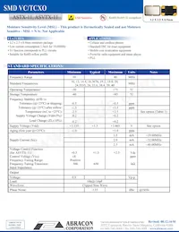 ASVTX-11-A-19.800MHZ-T數據表 封面