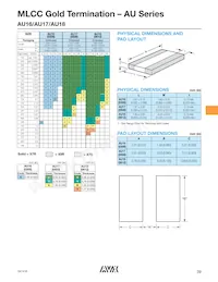 AU105C105KA72A Datasheet Pagina 7