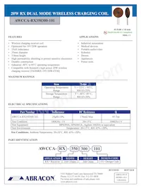 AWCCA-RX350300-101 Datasheet Cover