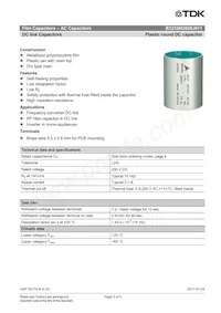 B32320I2656J011 Datasheet Page 2