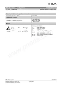 B32320I2656J011 Datasheet Pagina 3