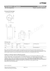 B32320I2656J011 Datasheet Page 4