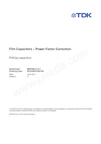 B32344E4162A780 Datasheet Cover