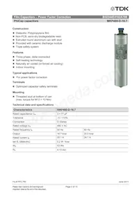 B32344E4162A780 Datasheet Pagina 2