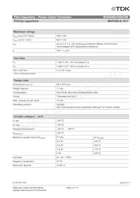 B32344E4162A780 Datasheet Pagina 3