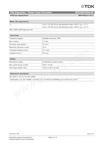 B32344E4162A780 Datasheet Pagina 5