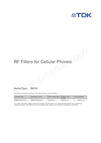 B39941B4121U510 Datasheet Cover