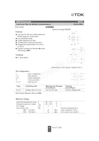 B39941B4121U510 Datasheet Page 2