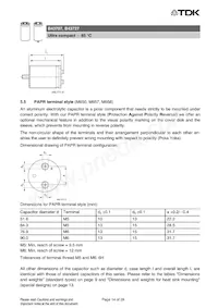 B43707A5189M000 데이터 시트 페이지 14