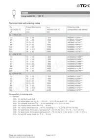 B43888A1476M000 데이터 시트 페이지 6