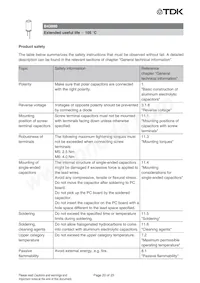 B43890C5226M000 Datasheet Pagina 20