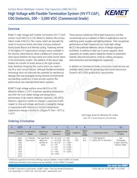 C2225X102JZGACTU Datasheet Copertura