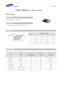 CIS21P300NE Datasheet Cover