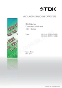 CKCL44X5R1H472M085AA Datenblatt Cover