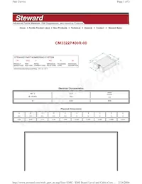 CM3322P400R-00 Datenblatt Cover