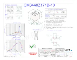 CM3440Z171B-10 Datasheet Cover