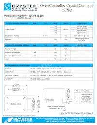 CO27VH15DE-02-10.000 Datasheet Page 2