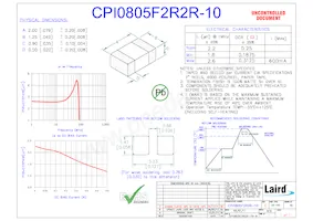 CPI0805F2R2R-10 Cover