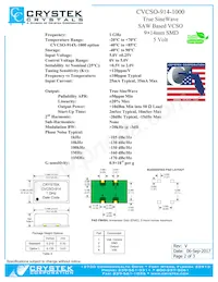 CVCSO-914-1000 Datasheet Page 2