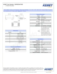 CWR09FB475KB數據表 封面