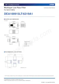 DEA100915LT-6319A1 Datasheet Page 2