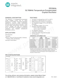 DS32KHZSN Datasheet Cover