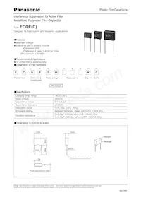 ECQ-E2W225KC Datasheet Cover