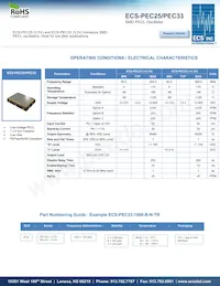 ECS-PEC33-1562.5-BN數據表 封面