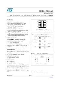 EMIF04-1005M8 Datasheet Cover
