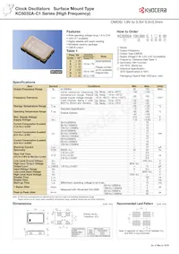 KC5032A66.6667C10E00 Datasheet Cover