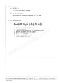 KT2520K26000ZAW18TAS Datasheet Page 13