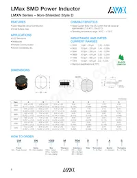 LMXS1212M330HTAS Datasheet Page 9