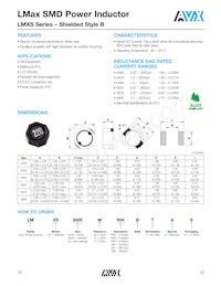 LMXS1212M330HTAS Datasheet Page 13