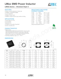 LMXS1212M330HTAS Datasheet Page 17