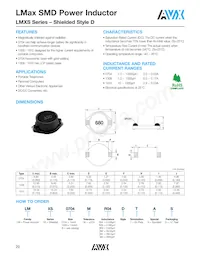 LMXS1212M330HTAS Datasheet Page 21