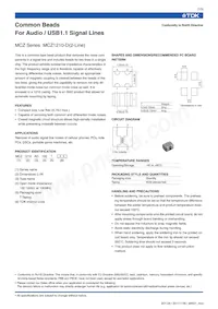 MCZ1210AD900T002 Datasheet Pagina 2