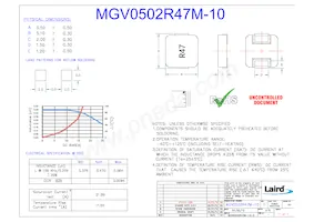 MGV0502R47M-10數據表 封面